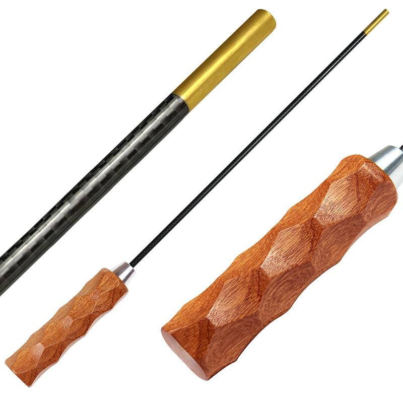 Karbon fiber silah temizleme çubuğu süper ahşap saplı tabanca tüfek av tüfeği