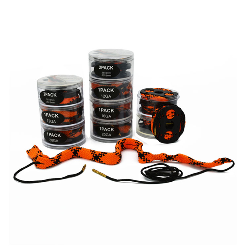 Silah Temizleme Delik Halatı Yılan Çok Katmanlı Paket