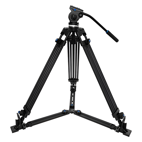 Sıvı Kafalı Profesyonel Ağır Hizmet Video Kamera Tripod'u