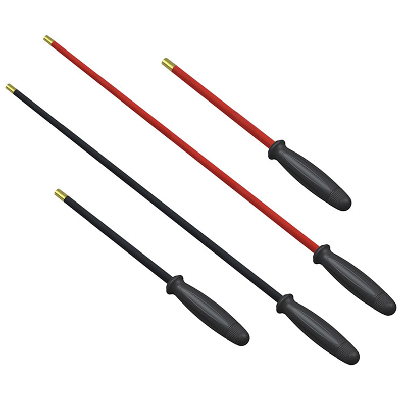 Plastik Saplı Hızlı Dönen Pvc Çelik Tabanca Temizleme Çubuğu