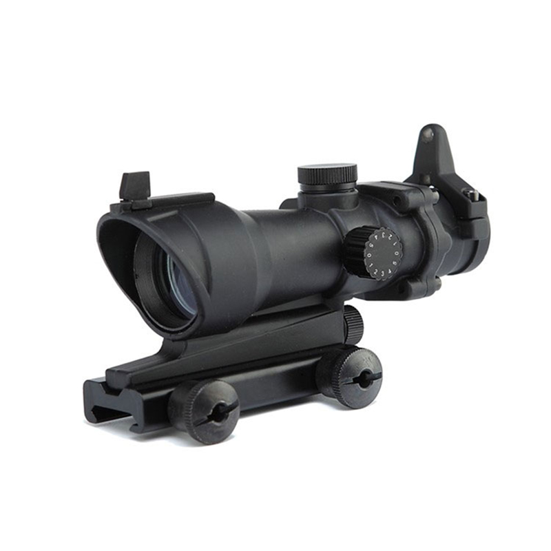 Taktik Avcılık 1X32 ACOG M1 Çin Kırmızı Yeşil Nokta Görüşü Kırmızı Nokta Görüşü Tüfek Avcılık Kapsamı 20mm QD Dağı